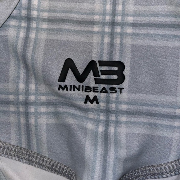 Grey Gingham Curve X Shorts - Picture 4 of 4